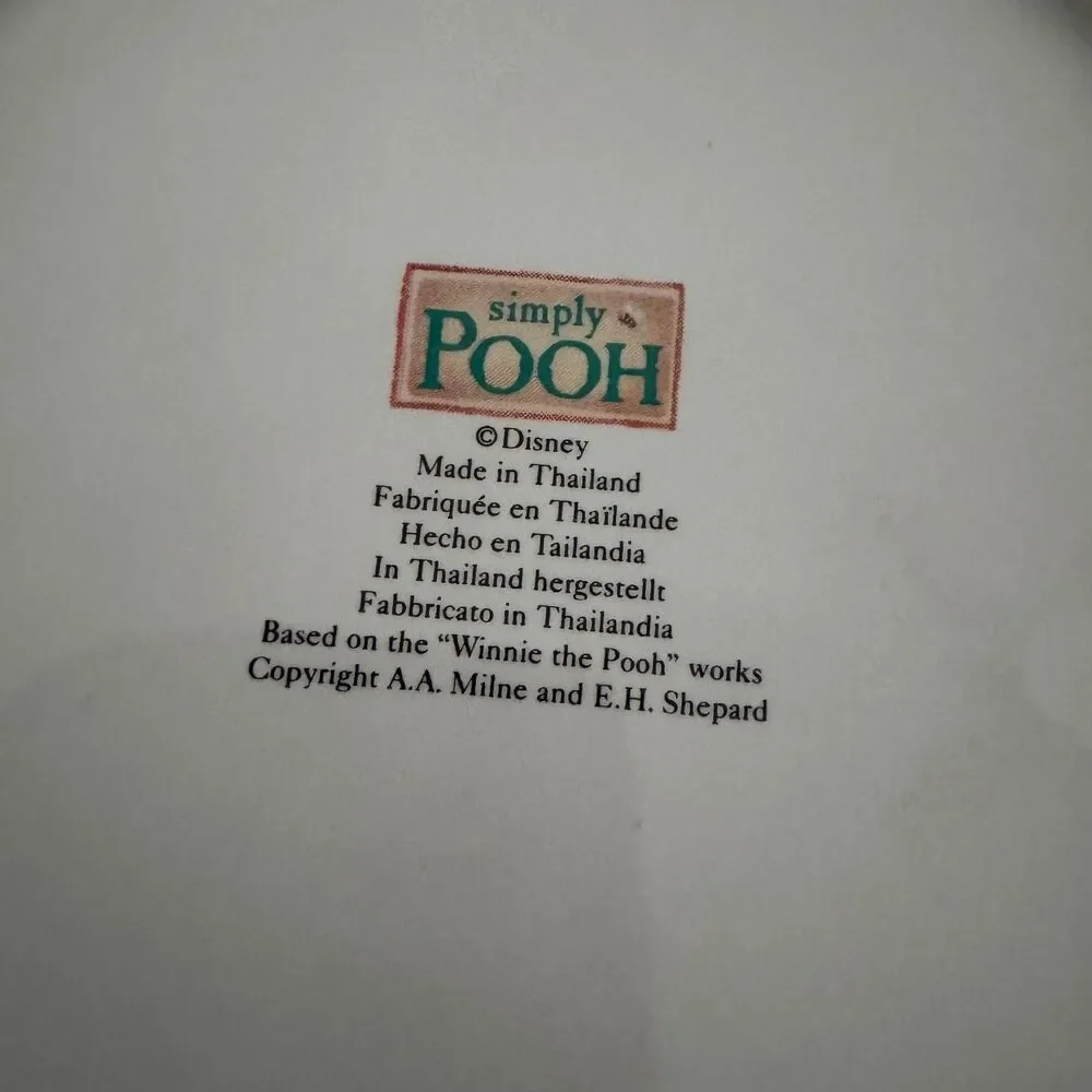 Disney Simply Pooh Plate Replacement 7.75